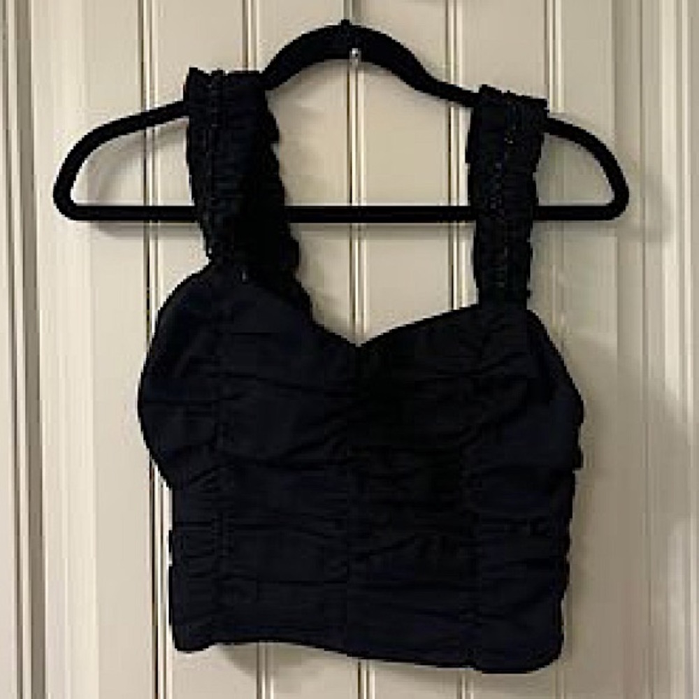 Forever 21 black sparkle tank